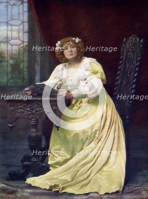 Eva Moore (1870-1955), English actress, 1899-1900.Artist: W&D Downey