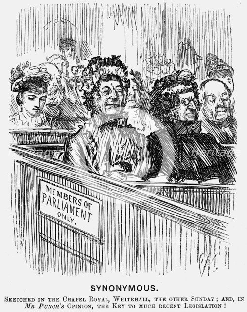 'Synonymous', 1876.  Artist: Charles Samuel Keene