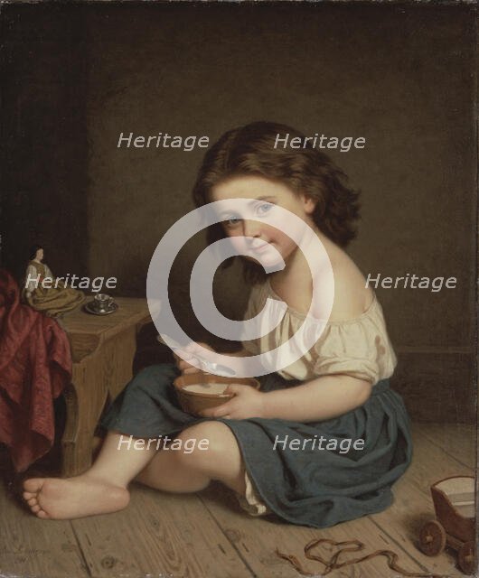 Breakfast, 1866. Creator: Amalia Lindegren.