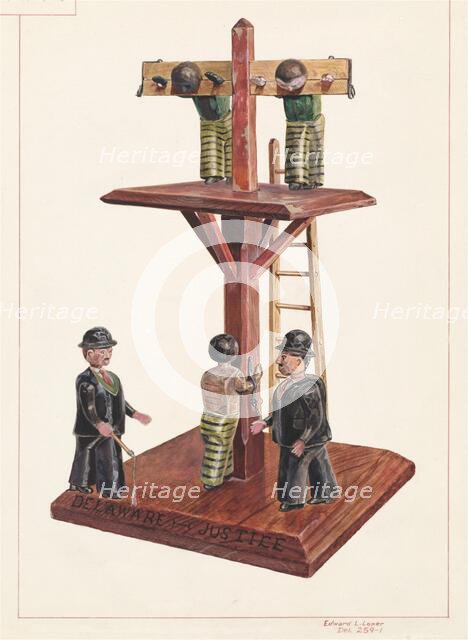 Whipping Post, 1935/1942. Creator: Edward L Loper.