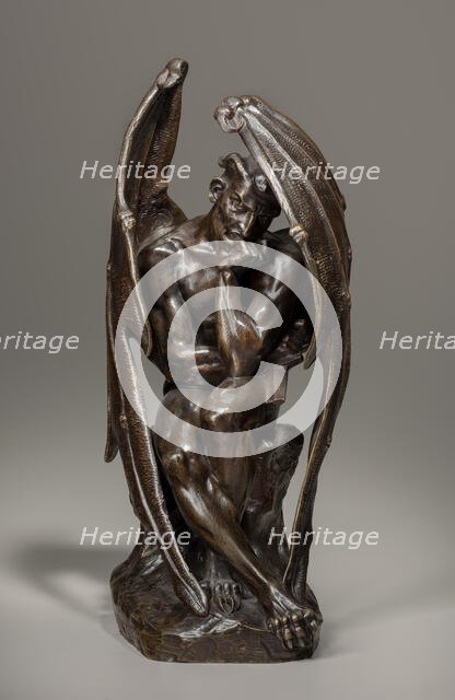 Satan Surveying The Fallen Angels, c1790. Creator: Jean-Jacques Feuchere.