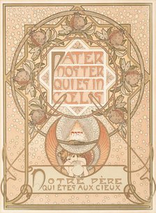 Pater Noster, 1900. Creator: Mucha, Alfons Marie (1860-1939).