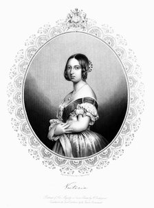 Victoria, Queen of Great Britain and Ireland, c1850. Artist: Unknown
