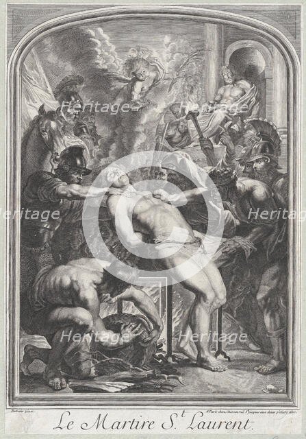Saint Lawrence at the Stake, ca. 1700-29. Creator: Anon.