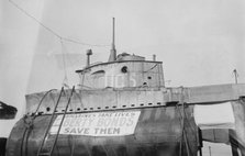 German U-boat in N.Y., 1917. Creator: Bain News Service.