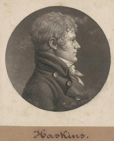 Joseph Haskins, 1803. Creator: Charles Balthazar Julien Févret de Saint-Mémin.