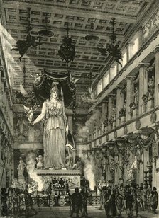 'Interior of the Parthenon, Restored', 1890.   Creator: Unknown.