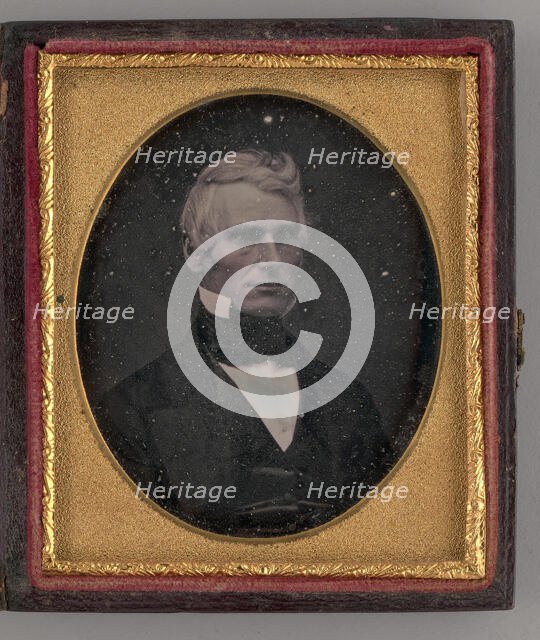 Untitled (Portrait of a Man), 1849. Creator: Unknown.