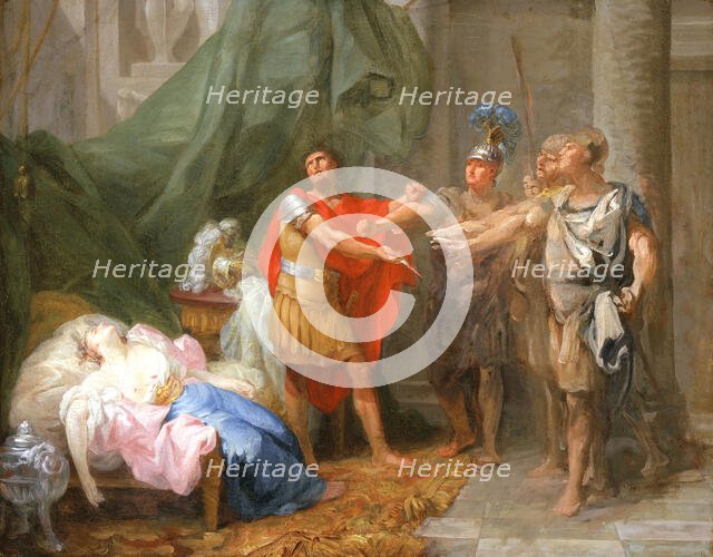 The Oath of Brutus, c1771. Creator: Jacques Antoine Beaufort.