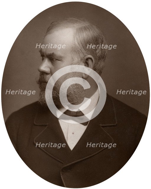 Henry Hugh Armstead, RA, British sculptor and illustrator, 1883.Artist: Lock & Whitfield