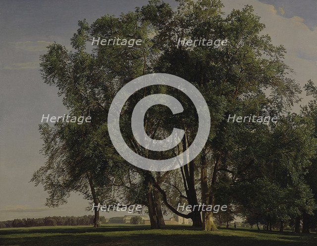 Prater Landscape, 1830. Artist: Waldmüller, Ferdinand Georg (1793-1865)