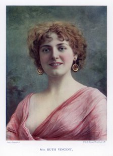 Ruth Vincent, actress and singer, 1901.Artist: W&D Downey