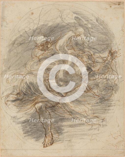 A Young Man Pursued by Death. Creator: Stefano della Bella.