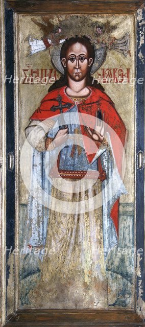 Saint Paraskeva Pyatnitsa, early 17th century. Creator: Russian icon.