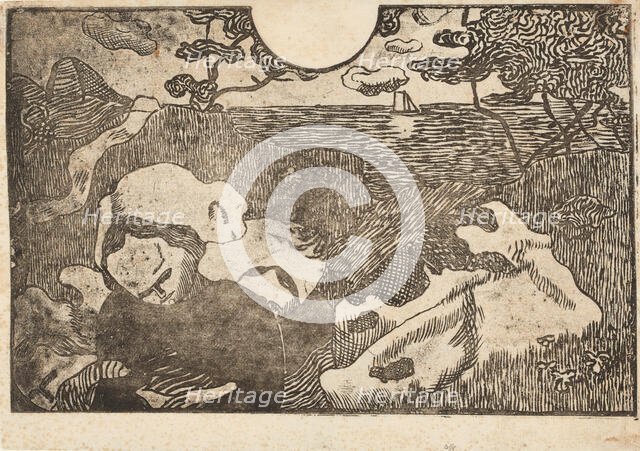 Décoration de Bretagne - Un jour d'été (Breton Decoration - A Summer's Day), about 1894. Creator: Armand Seguin.