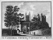 'The Cathedral Church of Canterbury in Kent', 18th century(?). Artist: Rennoldson
