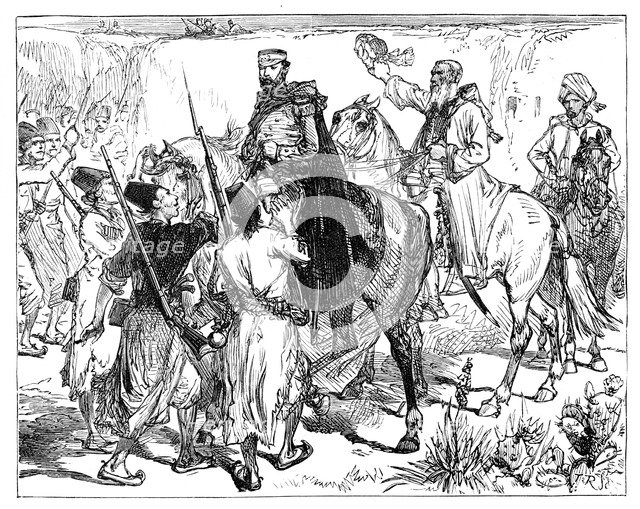 Eldred Pottinger at Herat, Afghanistan, c1837, (1900). Artist: Unknown