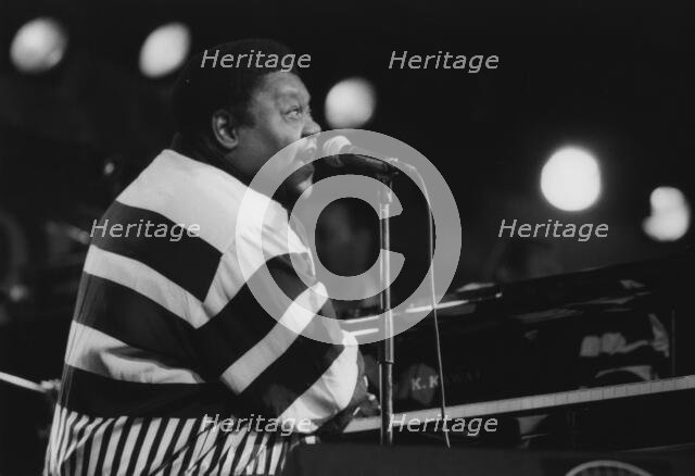 Fats Domino, Maastricht Jazz Mecca, Netherlands, 1992. Creator: Brian Foskett.