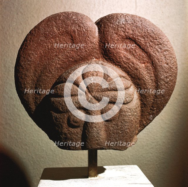 Celtic stone head, Heidelberg, Germany, c5th - 4th century BC. Artist: Unknown