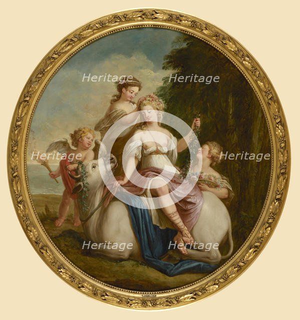 The Rape of Europa, 1723. Creator: Spoede, Jan Jakob (Jean Jacques) (c. 1680-1757).