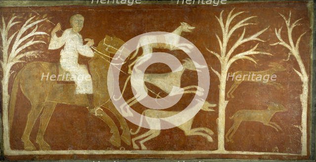 Hunting Scene, first half 12th century (possibly 1129-34). Creator: Unknown.