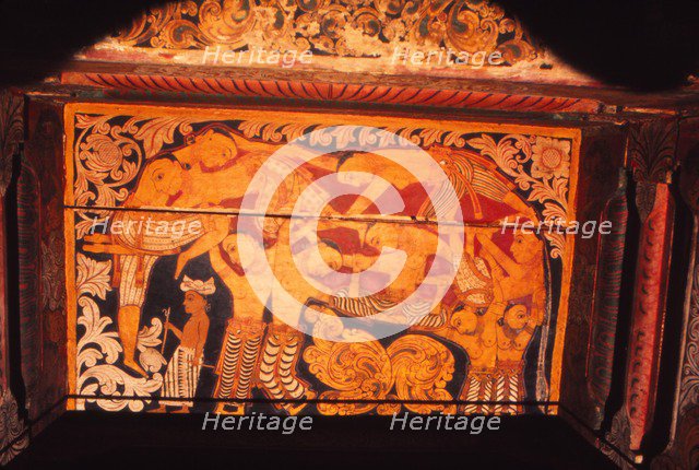 17th century Elephant in Temple of the Sacred Tooth, Kandy, Sri Lanka, 20th century. Artist: Unknown.