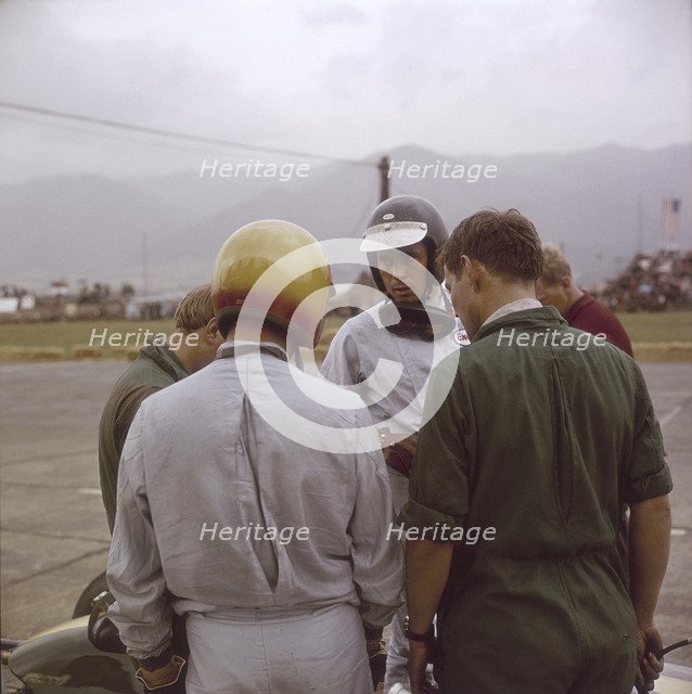 Jim Clark at the Austrian Grand Prix, Zeltweg, Austria,1964. Artist: Unknown