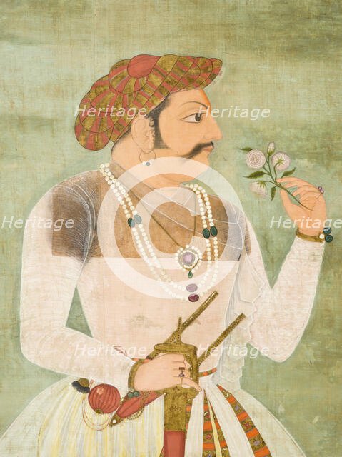 Maharana Jagat Singh I (reigned 1628-1654) (image 2 of 2), between c1760 and c1765. Creator: Unknown.