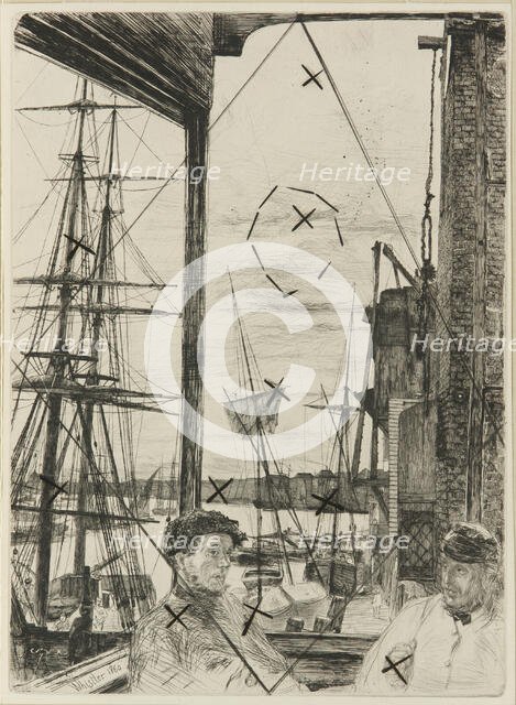 Rotherhithe, 1860. Creator: James Abbott McNeill Whistler.