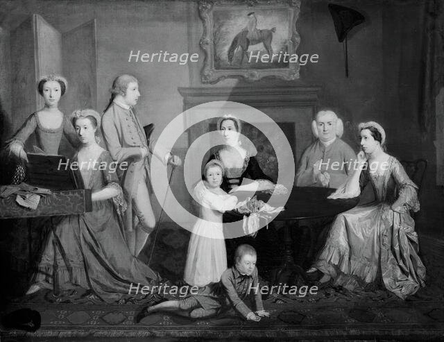 Family in a Room, c. 1765. Creator: Unknown.