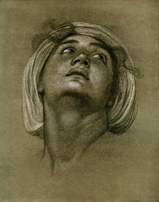 Study of a head, 1901. Artist: Unknown