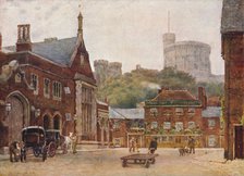 'The Round Tower and the South-Western Railway Station', c1900. Artist: William Biscombe Gardner.
