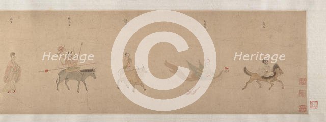 Divinities of the Planets and Constellations, 16th century. Creator: Qiu Ying.