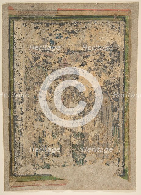 Christ on the Cross (Schr. 2789a), 15th century., 15th century. Creator: Anon.