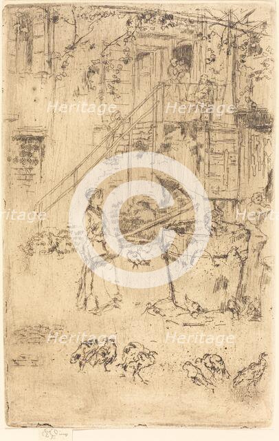 Turkeys, 1880. Creator: James Abbott McNeill Whistler.