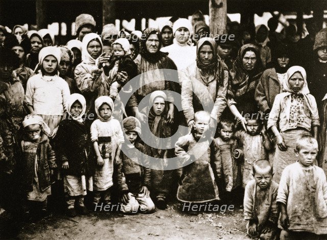 Famine in the Volga Valley, Russia, c1921-c1922. Artist: Unknown