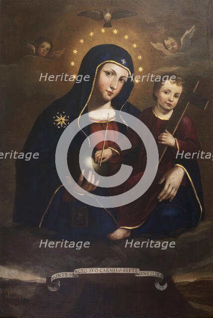 Our Lady of Mount Carmel, c.1635-1640. Creator: Bricci, Plautilla (1616-1705).