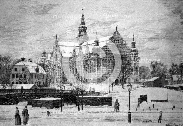 The Nordic Museum, Allmogehallen, 1891.  Creator: Gustaf Améen.