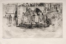Etchings of Venice: Pozzo San Vio, 1882. Creator: Otto H. Bacher (American, 1856-1909).