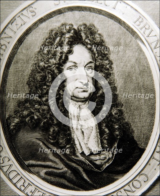 Gottfried Wilhem Leibniz (1646-1716), German philosopher and mathematician.