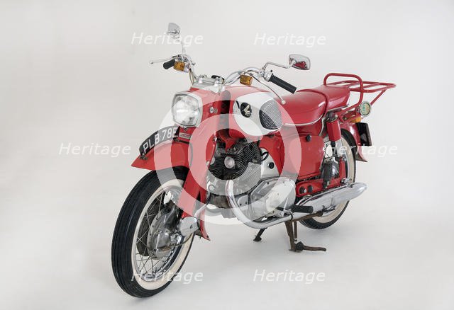1967 Honda C77 motorcycle. Creator: Unknown.