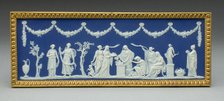 Plaque with Sacrifice to Ceres, Burslem, Possibly mid-19th century. Creator: Wedgwood.