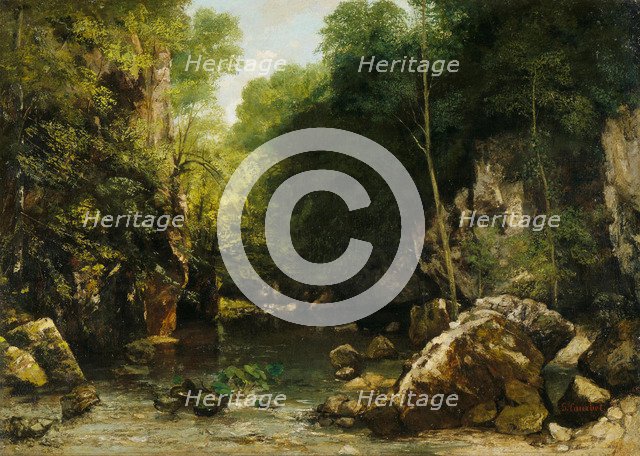 The Black Stream (Le ruisseau noir), 1865.