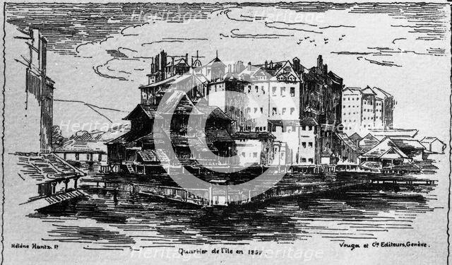 Quarter de lile en 1897 - Helen Hantz - Vouge et Cie Editeurs, Geneve. Creator: Helen Hantz.