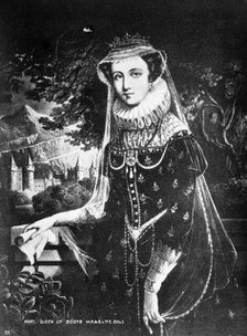 Mary, Queen Of Scots portrait. Creator: Unknown.