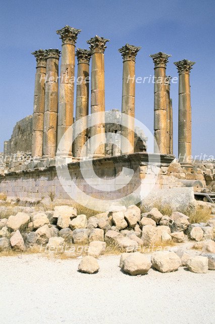 Temple of Artemis, Jerash, Jordan.