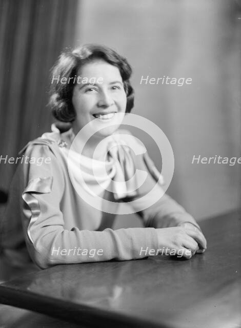 Belle Butler, Portrait, 1933. Creator: Harris & Ewing.
