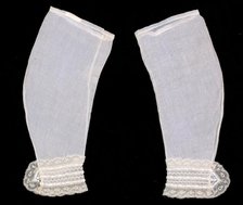 Undersleeves, American, ca. 1850. Creator: Unknown.