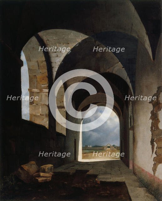 Effet de lumière dans les ruines, c.1820. Creator: Francois-Marius Granet.
