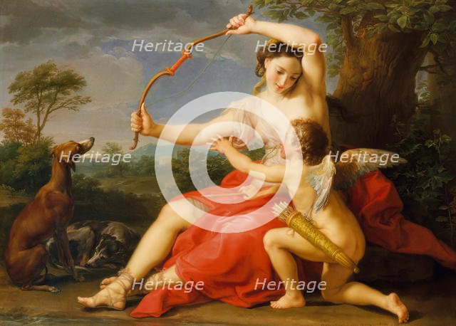 Diana and Cupid, 1761. Creator: Pompeo Batoni.